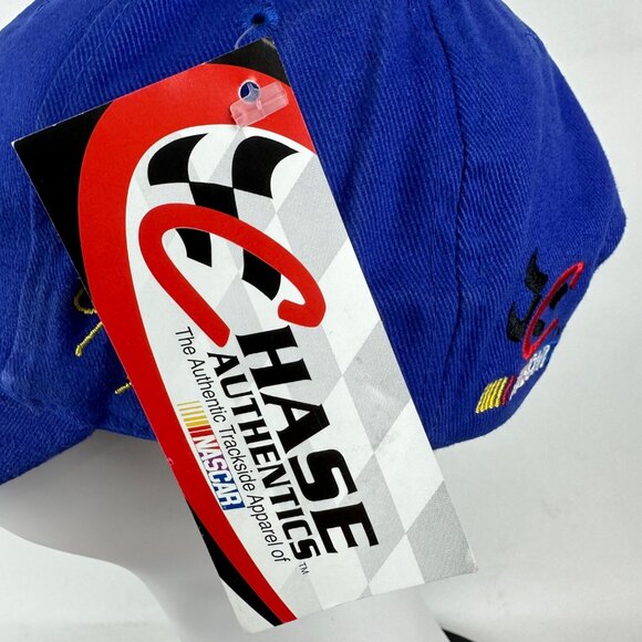 Vintage Nascar Hat Chase Authentics on Fox Hollywood Hotel Adjustable Blue Cap - Picture 8 of 16